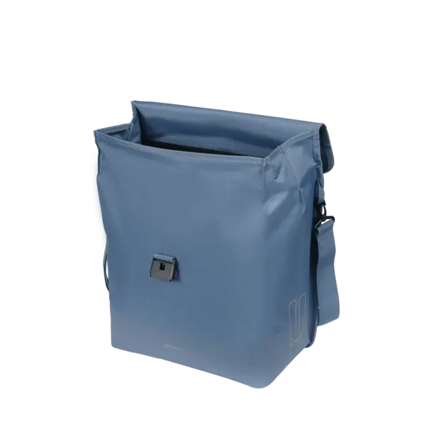 Basil Mara Evo - enkele fietstas MIK Hooks - 20-24L - indigo blue