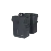 Basil Move -  dubbele fietstas - 30 liter - zwart