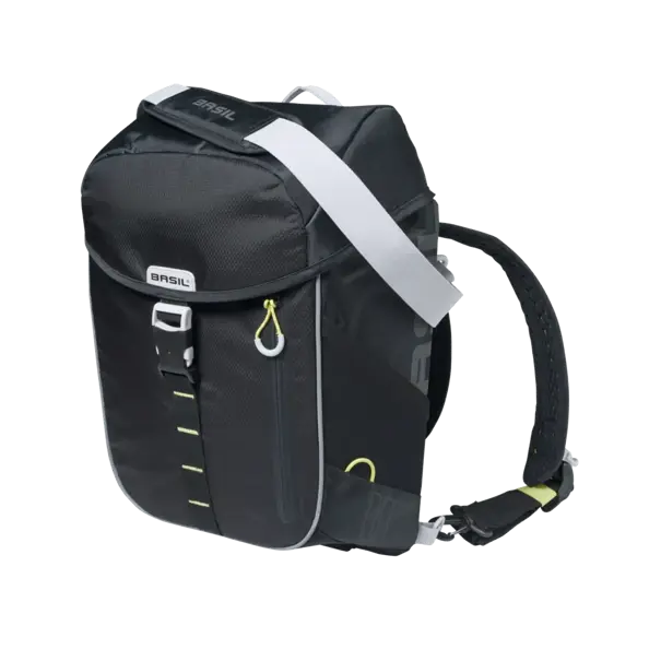 Basil Miles - fietsrugzak - 17 liter - zwart