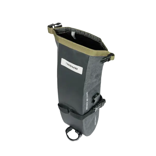 Basil Navigator Tarpaulin en 600D polyester Klittenband 1,5 Zwart