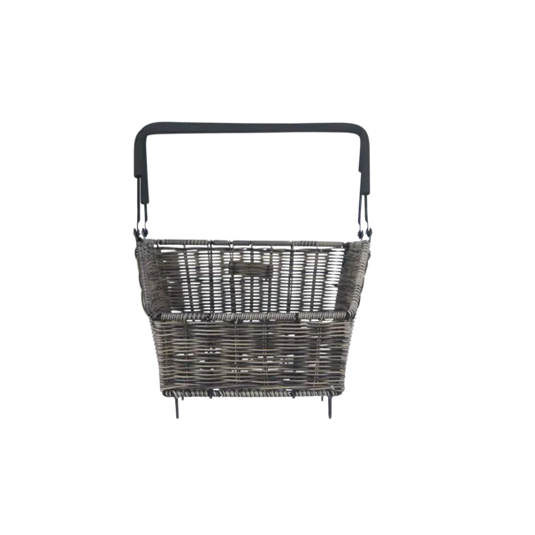 Basil Cento Rattan Look Multi System - fietsmand - achterop - bruin