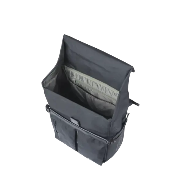 Basil Move fietsschoudertas MIK Hooks - enkele fietstas -  15 liter - zwart