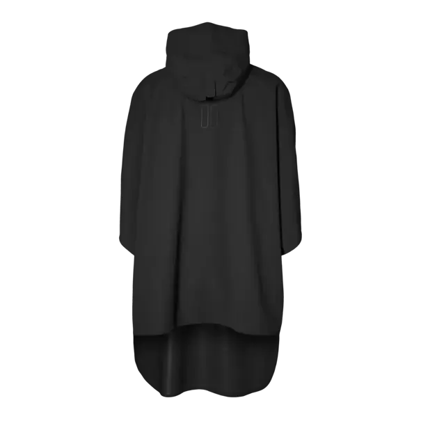 Basil Hoga fietsregenponcho - unisex - zwart - One Size