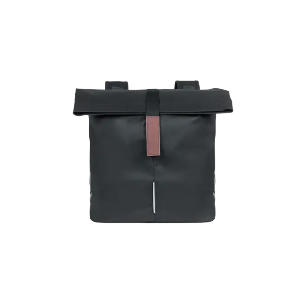 Basil City - dubbele fietstas - 28-32 liter - zwart