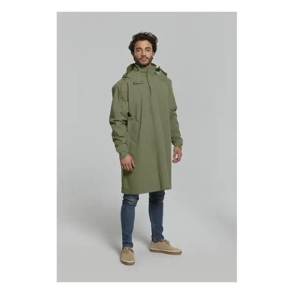Basil Mosse fietsregenponcho - unisex - groen - M/L