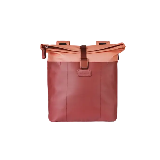 Basil Vive - dubbele fietstas - 28-35L - bordeaux/roze
