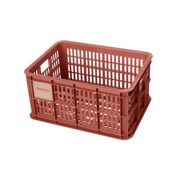 Basil fietskrat S - klein - 17.5 liter - rood