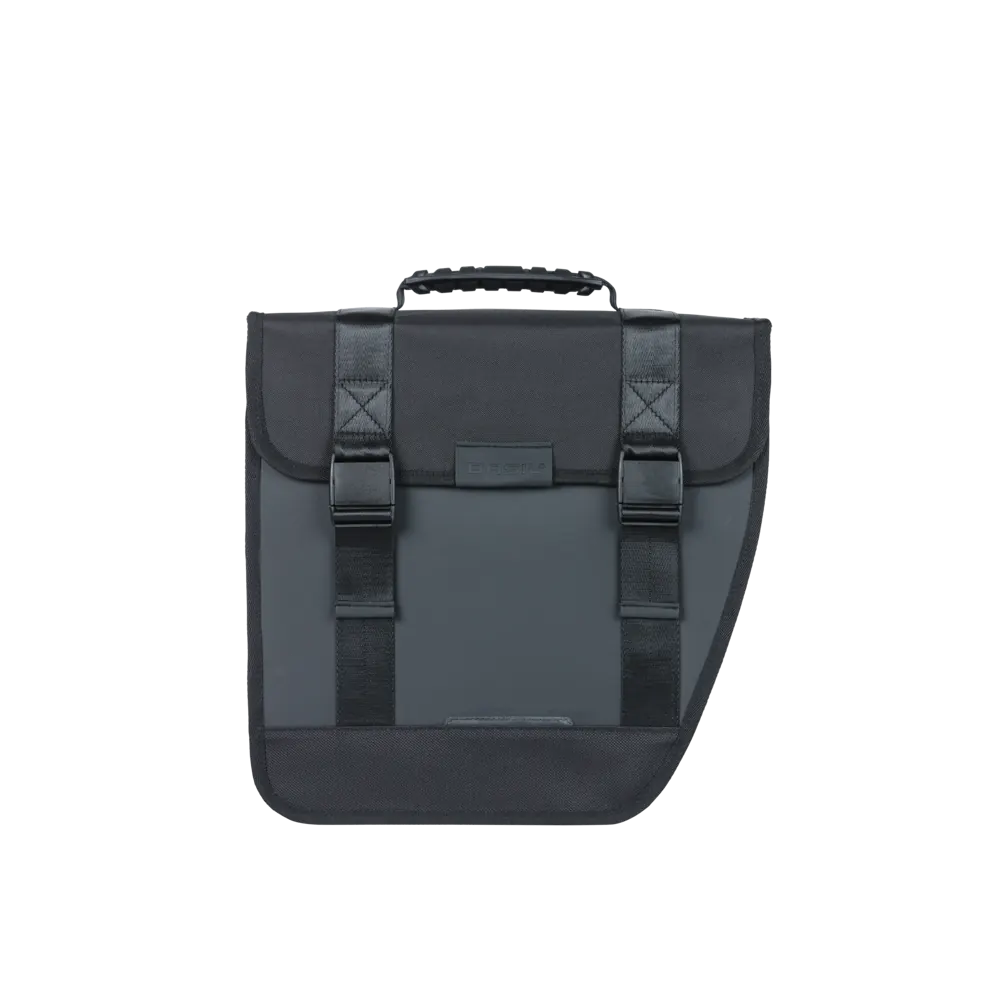 Basil Tour Waterproof Right - enkele fietstas - 14 liter - zwart
