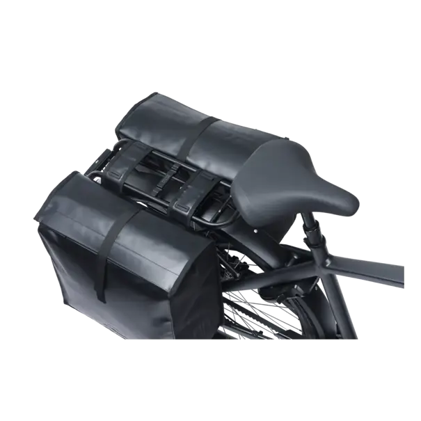 Basil Urban Load Pro - dubbele fietstas - 50-64L - zwart