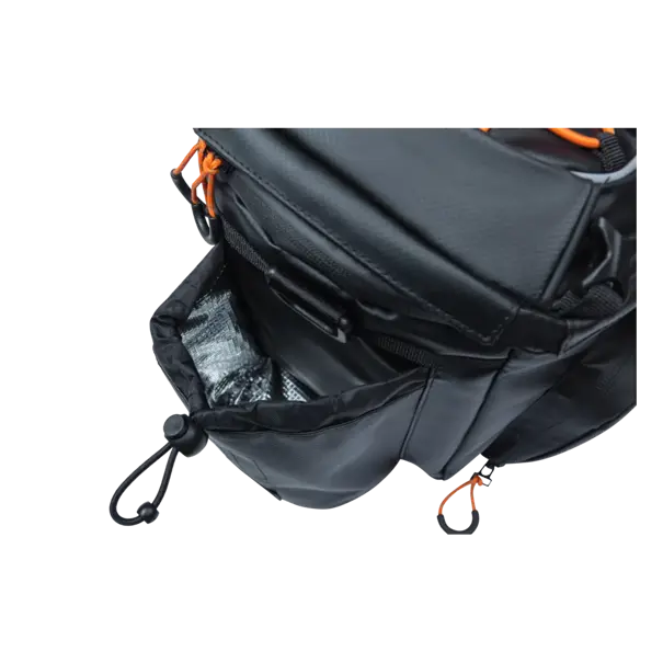 Basil Miles Tarpaulin - bagagedragertas XL Pro MIK - 9-36 liter - zwart