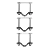 Basil Crate Mounting Set - bevestigingsset voor Basil kratten en rotan manden - RVS