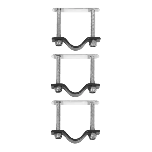 Basil Crate Mounting Set - bevestigingsset voor Basil kratten en rotan manden - RVS