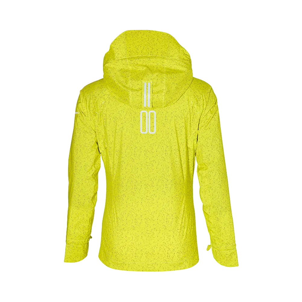 Basil Skane HiVis fietsregenjas - dames - neongeel - L