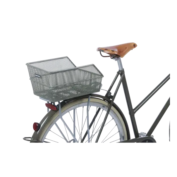Basil Cento S - fietsmand - achterop - olive green