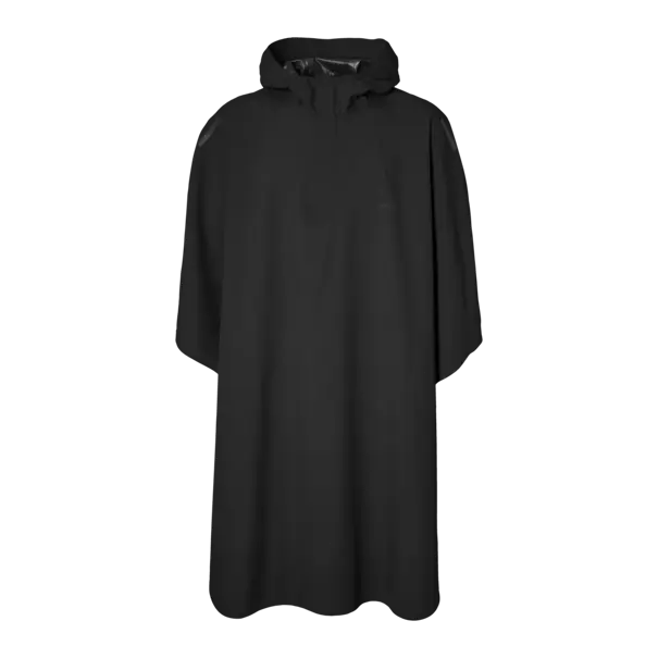 Basil Hoga fietsregenponcho - unisex - zwart - One Size