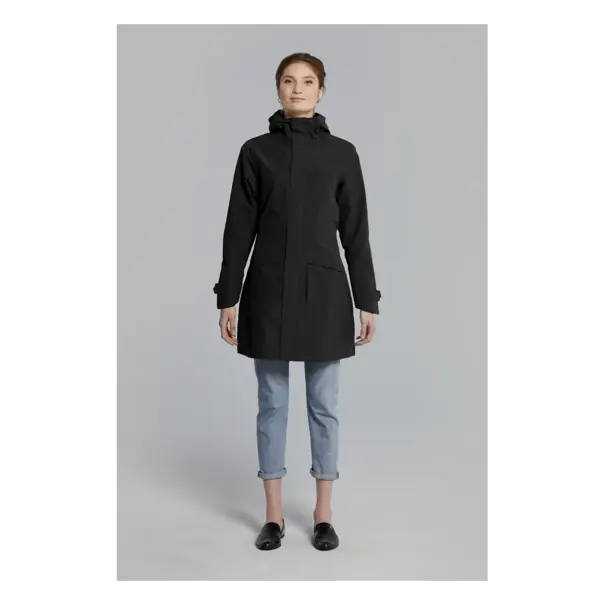 Basil Mosse regenparka - dames - zwart - XS