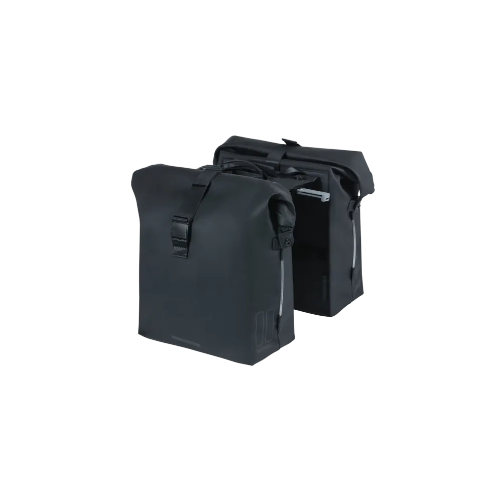 Basil SoHo Nordlicht MIK - dubbele fietstas - 41 liter - night zwart