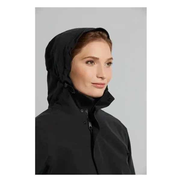 Basil Mosse regenparka - dames - zwart - M