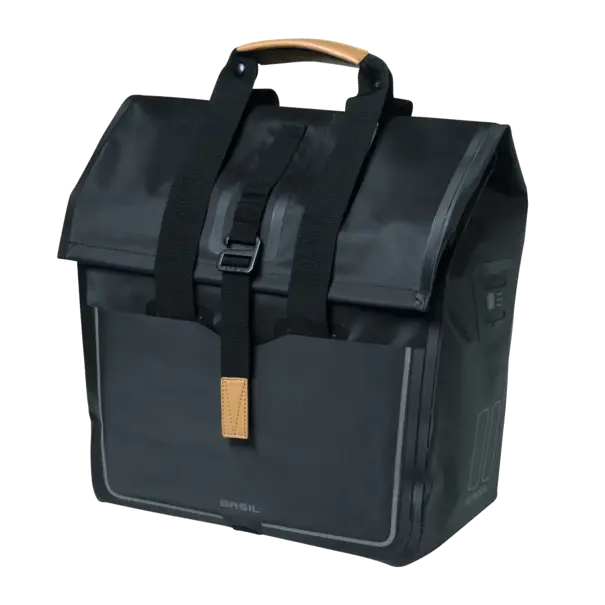 Basil Urban Dry - fietsschopper - 25 liter - zwart
