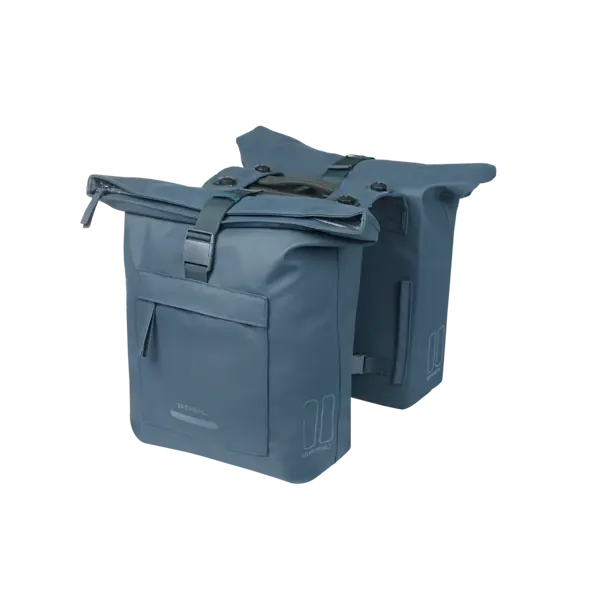 Basil Brooklyn - dubbele fietstas MIK - 41L - marineblauw