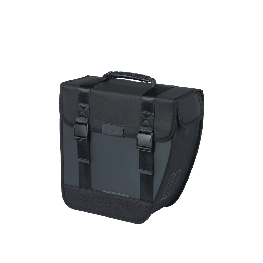 Basil Tour Waterproof Right - enkele fietstas - 14 liter - zwart
