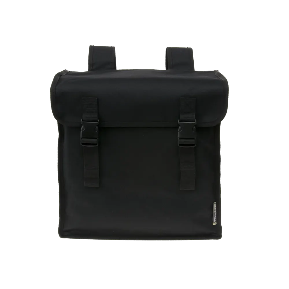 Basil Mara XXL - dubbele fietstas - 47 liter - zwart