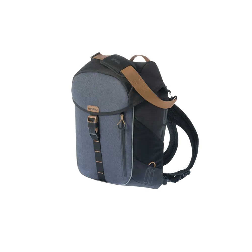 Basil Miles - fietsrugzak - 17 liter - zwart/grijs