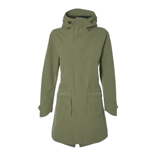 Basil Mosse regenparka - dames - groen - XS
