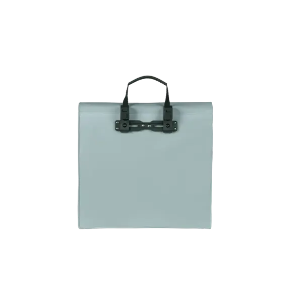 Basil Urban Load Pro - fietsshopper MIK Hooks - 15-20L - silver blue