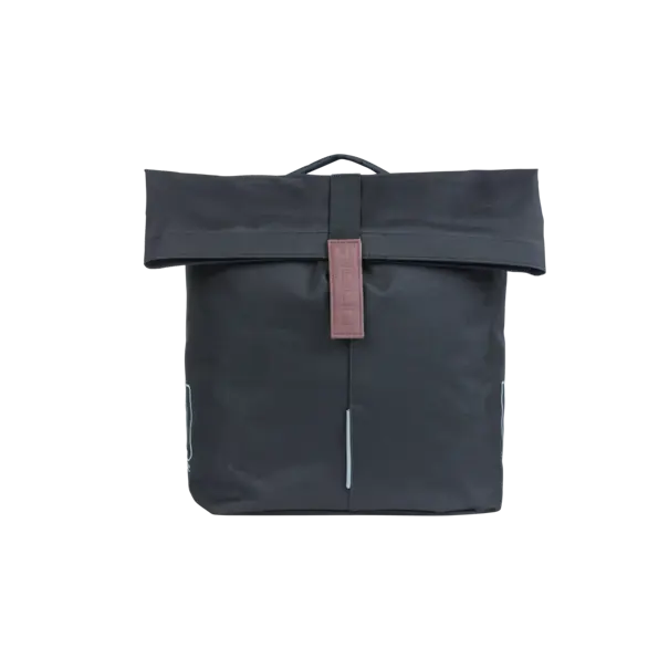 Basil - City - dubbele fietstas MIK - 28-32 liter - zwart