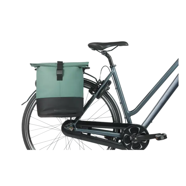 Basil Cove - shopper MIK Hooks - 14-16L - zilvergroen/zwart