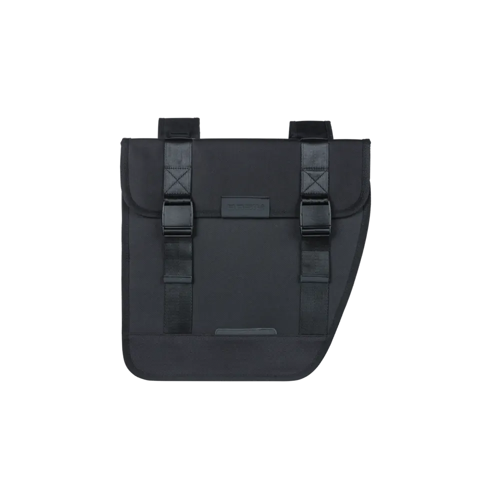 Basil Tour - dubbele fietstas - 28 liter - zwart