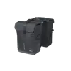 Basil Move -  dubbele fietstas MIK - 30 liter - zwart