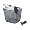 Basil Bilbao KF + stem holder - fietsmand -  zwart