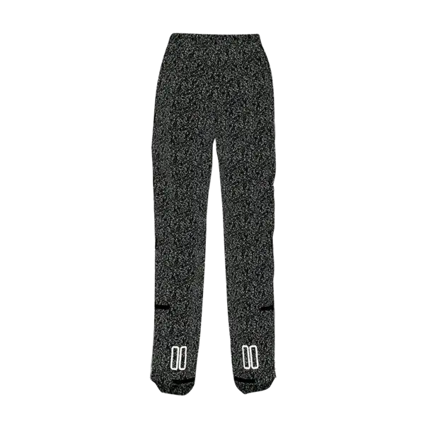 Basil Skane HiVis fietsregenbroek - dames - zwart - L