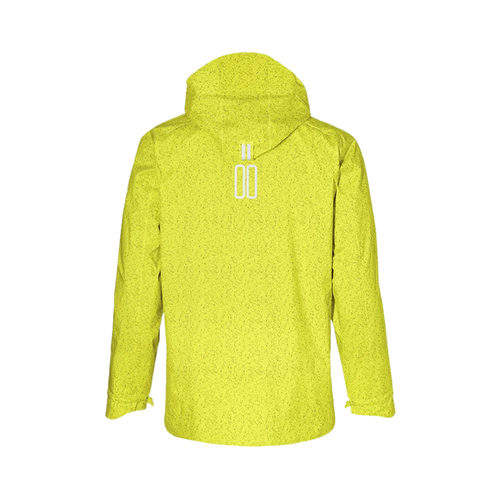 Basil Skane HiVis fietsregenjas - heren - neongeel - L