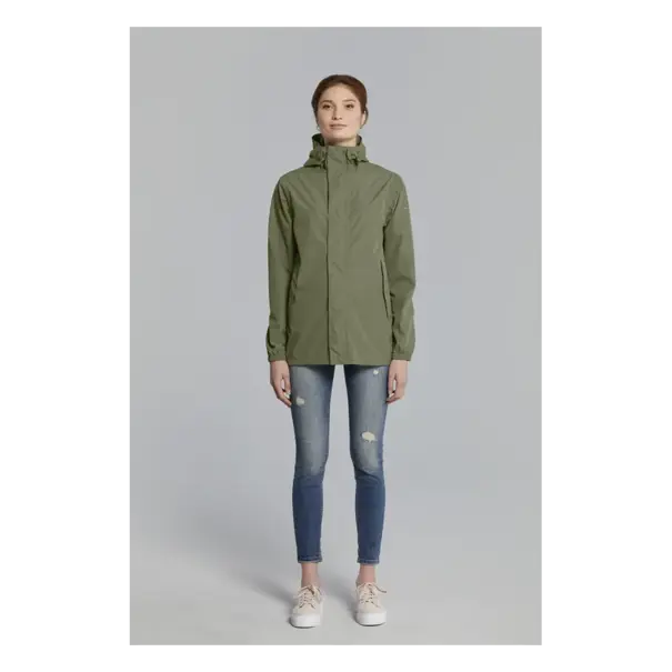 Basil Hoga fietsregenjas - unisex - groen - S