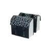 Basil Urban Load - dubbele fietstas - 48-53 liter - zwart met reflecterende stippen
