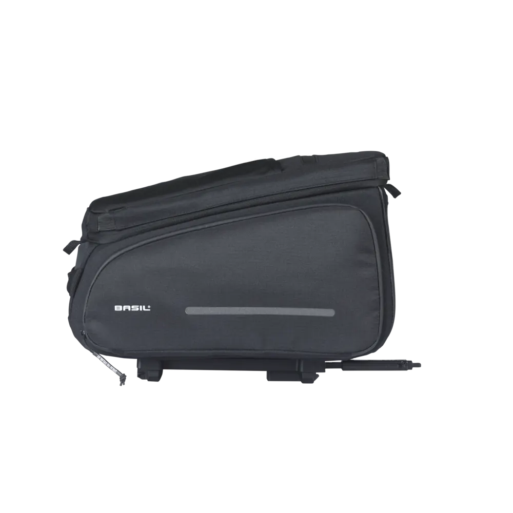 Basil Move - bagagedragertas MIK - 10-26 liter - zwart