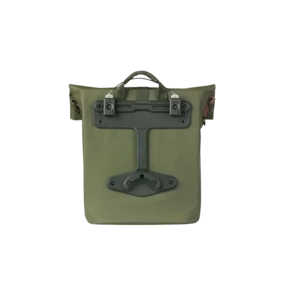 Basil City - fietsshopper MIK Studs - 14-16 liter - moss green
