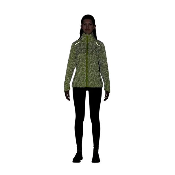 Basil Skane HiVis fietsregenjas - dames - neongeel - S