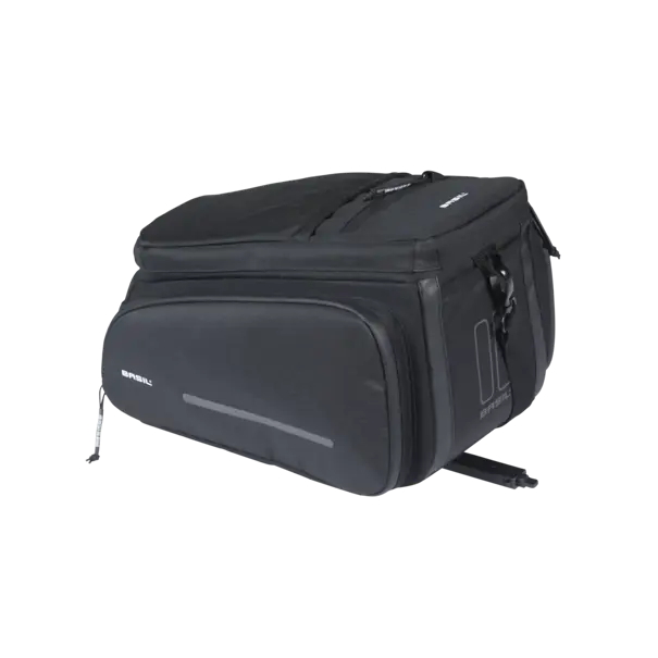Basil Move - bagagedragertas MIK - 10-26 liter - zwart