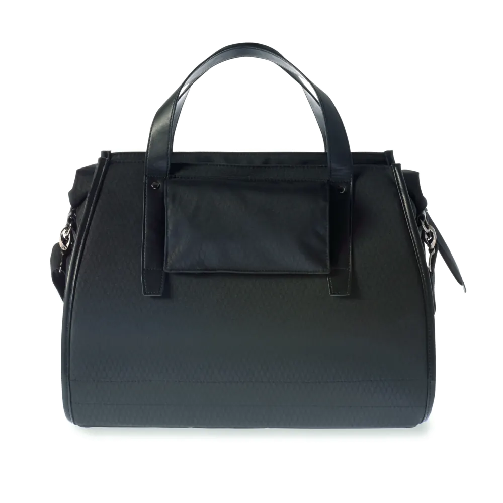Basil Noir - business fietstas - 17 liter - zwart