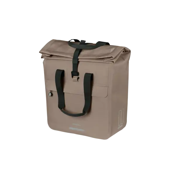 Basil Urban Dry Neo - fietsshopper MIK Hooks - 23-26L - sage brown