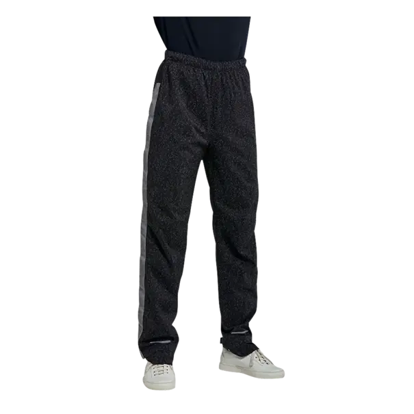 Basil Skane HiVis fietsregenbroek - heren - zwart - XL
