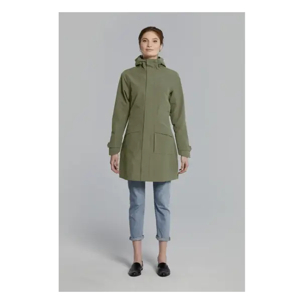 Basil Mosse regenparka - dames - groen - XL