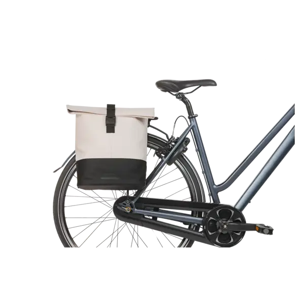 Basil Cove - dubbele fietstas - 28-32L - gebroken wit/zwart