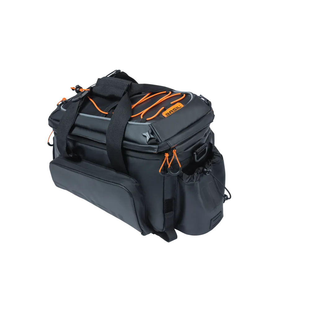 Basil Miles Tarpaulin - bagagedragertas XL Pro - 9-36 liter - zwart