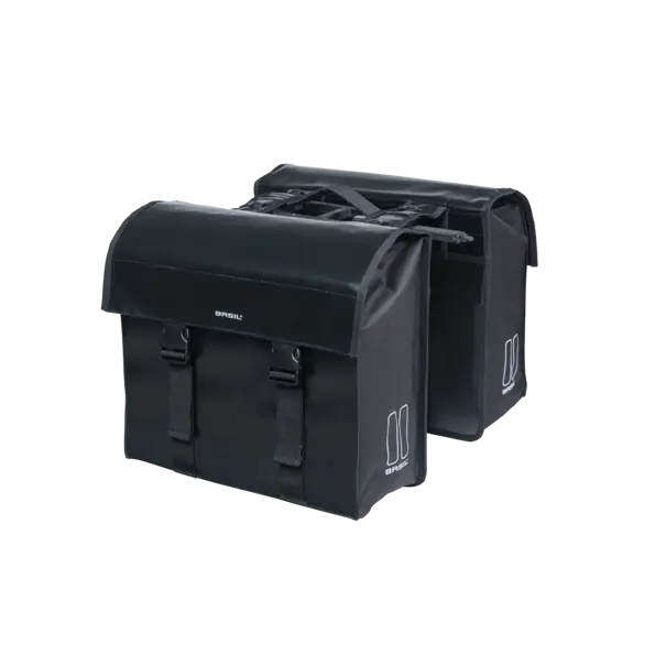 Basil Urban Load - dubbele fietstas MIK - 48-53 liter - zwart