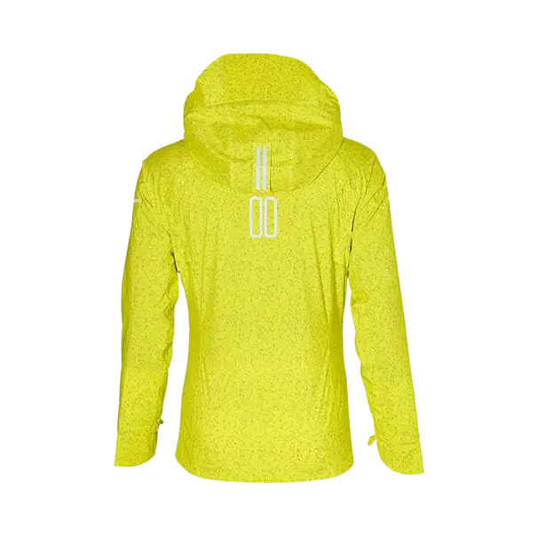 Basil Skane HiVis fietsregenjas - dames - neongeel - M